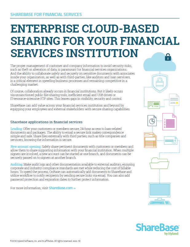 ShareBase, Financial Services, Kyocera, Software, Document Management, Poynter's Business Solutions